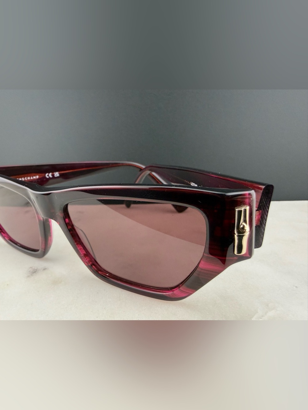 Longchamp LO774S 503 Burgundy Plum Sunglasses w/ Case & Cloth